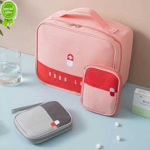 New Home Family First Aid Kit Bag Large Capacity Medicine Organizer Box Storage Bag Travel Survival Emergency Empty Portable