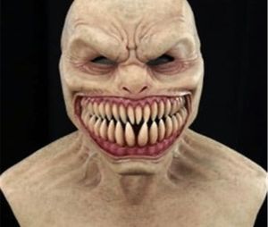 Nuevo acosador de terror Cosplay Monster espeluznante Grandes dientes bocos Chompers Mascaras de látex Partido de asunto de Halloween Props Q08068301419