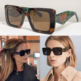 New Hot Style Square Frame Mens Womens Symbole Designer Lunettes de soleil MODÈLE: SPR 23Y Unique Temples Fashion Sense Super Top Quality avec étui d'origine et sangle de lunettes