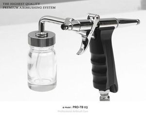 Pièces d'accessoires Pistolet de pulvérisation Pistolet d'injection de pulvérisation d'oxygène avec accessoires de bouteille de rechange pour machine faciale à jet d'oxygène à eau