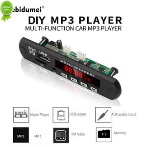 Nouveau KEBIDU 12V USB Mp3 Module Pas de carte de décodeur Bluetooth MP3 WMA Module audio FM AUX USB TF Radio pour voiture Haut-parleur de musique à distance