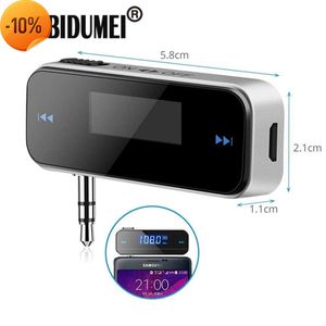 Nouveau KEBIDU 3.5 Mm sans fil Mini autoradio musique Audio FM lecteur MP3 émetteur mains libres FM modulateur émetteur FM LCD Displayer