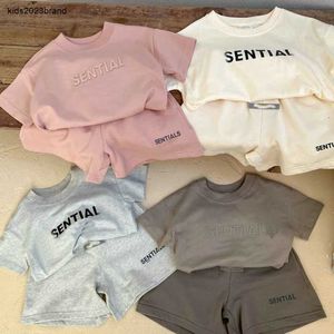 Nouveaux enfants en survêtement bébé vêtements d'été enfants vêtements ensemble garçons filles vêtements costumes t-shirts shorts set 1-6t