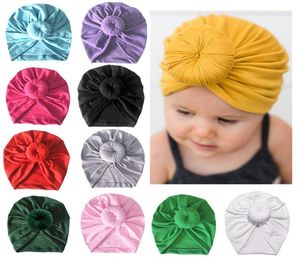 Nouveaux enfants Turban Hat Toddler Kids Boy Girl Girl India Caps Belle Coton Coton Soft Hat Hat Spring Summer Automne Cap pour enfants9783003