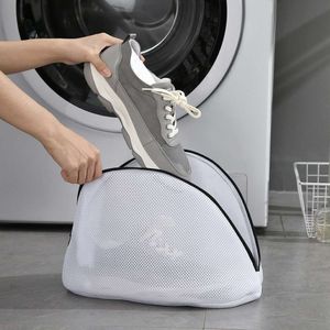 New Laundry Bags Shoe Washing Bag Mesh Shoe Laundry Bags with Zip Closure for Sneakers Running Shoes Socks Washing Machines Mesh Bra Bag