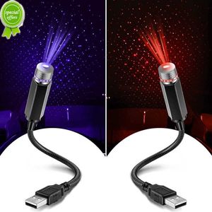 Nouveau LED voiture toit étoile veilleuse projecteur réglable galaxie lampe USB lampe décorative Mini voiture intérieur lumière Plug and Play