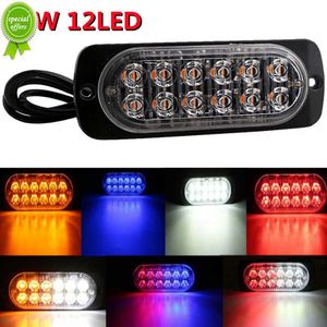 Nouveau LED lumières pour voiture stroboscope voyant d'avertissement gril clignotant panne lumière d'urgence 36W 6500K camion remorque balise lampe côté lumière