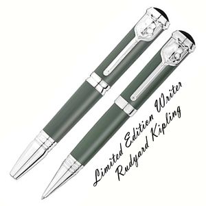 Nueva edición limitada para escritores Rudyard Kipling RollerBall Pen Bolígrafo Diseño único en relieve de leopardo Escritura Papelería de oficina con número de serie