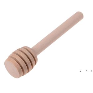 nuovo manico lungo cucchiai di miele in legno utensili da cucina marmellata Drizzler server bastoncino di miele in legno per barattolo cucchiaio di miscelazione fornitura di tea party EWE6406