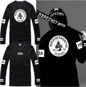 nueva camiseta de manga larga capucha por aire radiactivo HBA THISH HBA Classics Camiseta 6 Color 100 Cotton1624348