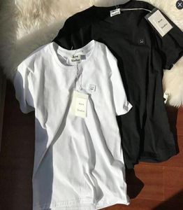 Nueva lujosa marca acné camiseta de manga corta ceño tripulación para hombres y mujeres transpirables amantes de la moda al aire libre desinger ac t7238518