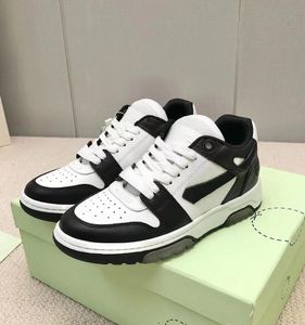 Nouvelle chaussure de skate de luxe hors du bureau hommes baskets chaussures ultra-légères semelle en caoutchouc formateurs femmes noir blanc maille décontractée marche en gros couple top qualité boîte