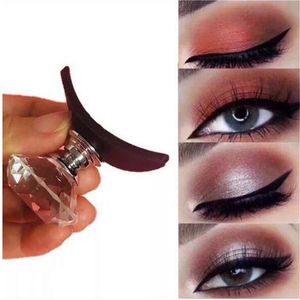 Muy buenas herramientas de maquillaje Crystal Lazy Silicon EyeShadow Stamp Crease aplicador de sombra de ojos Stamper DHL