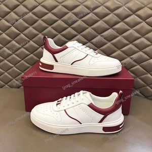 New Man Woman Casual Shoe Luxury 22S / S White Leather Becerro Nappa Portofin0 Sneakers Shoes High Quality Comfort Outdoor Trainers Men's Walking EU38-44