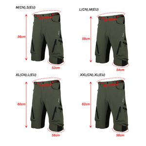 Nouveaux hommes Shorts de vélo MTB MTB BOCY