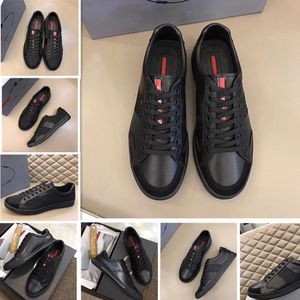 Nuevos hombres Paris Luxury Genuine Lace-up Shops Sports Sports Men Running Designer Fashion Fashion Skeykers Flat informal zapatos