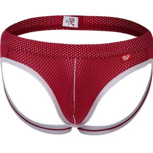 Nouveaux hommes Jockstrap hommes maille Jock sangle tongs g-string Sexy sous-vêtements hommes homme slips taille basse renflement poche garçon Sho249q