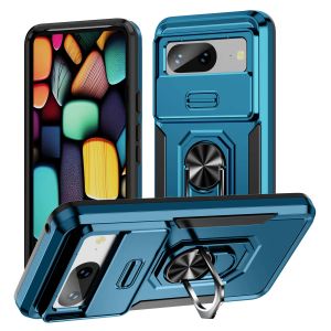 Coque de téléphone avec caméra coulissante militaire, étui pour Google Pixel 8 Pro, support magnétique pour voiture, antidérapant, antichoc, nouvelle collection