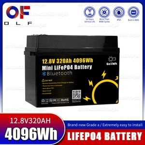 Nouveau mini paquet de batterie LiFePO4 12V 320Ah Grade A 12.8V batterie Rechargeable au Lithium Lron Phosphate pour bateau solaire domestique RV EV