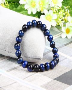 Nouveau mélange 5 Design Bracelet en pierre d'oeil de tigre entier 10 pièces 8mm perles en pierre naturelle Bracelets de perles bouddhistes cadeau goutte 8187037