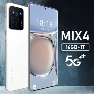 Nouveaux accessoires de téléphone portable 7.3HD MIX4 8 256g téléphone intelligent 5G rend le téléphone portable en gros avec identification faciale une expérience parfaite