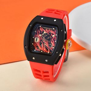 Nouveaux modèles Top Luxury Marque de luxe Montre pour hommes Fly Back Timing Mouvement à quartz multifonction en céramique blanche Montre graphique Flame Eye