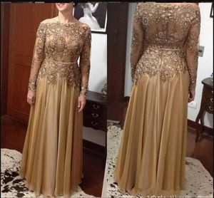 New Mother Of The Bride Dresses A Line Lace Beaded Plus Size Chiffon Floor-Length Zipper Back Evening Dresses Formal Wear