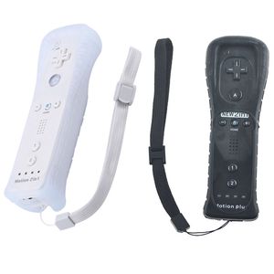 NOUVEAU Motion 2in1 Télécommande sans fil Motion Plus intégrée pour Nintendo Wii Wii U Wiimote Gel Case DHL FEDEX EMS LIVRAISON GRATUITE