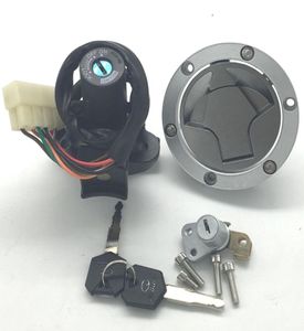 Nouveau interrupteur d'allumage de moto bouchon de gaz de carburant jeu de clés de verrouillage de siège pour Kawasaki Ninja 250REX250 20082014 300EX300 20132017 Z250Z306896833
