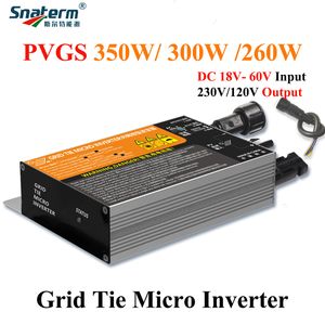 NOUVEAU MPPT MICRO GRID-TIE POWER DUVERTER 260W / 300W / 350W / 500W / 600W / 700W DC18V-60V à AC120V / 230V 50 / 60Hz Imperméable à domicile