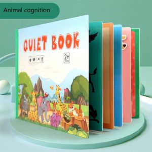 Nuevo Mi primer libro tranquilo para chico Montessori ocupado, juego de rompecabezas a juego con números de animales para bebé, juguetes educativos, regalo