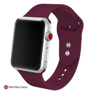 Nueva enfermera Correas de silicona SmartWatch Pin Pulsera para Apple Watch Band 38 mm 42 mm 44 mm 40 mm Silicona Iwatch Series 3 4 5 6 Se 2 7 Accesorios