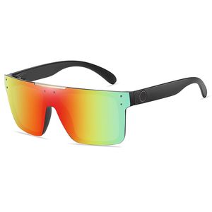Nuevas gafas de sol de una pieza, gafas deportivas para hombres, diseño de pieza de marco grande uv400, estilo americano, niña, niño, movimiento al aire libre, gafas de sol para mujer, lentes degradadas de dos tonos hw03