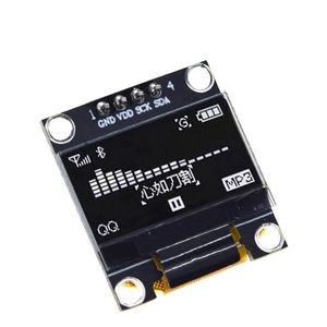 NOUVEAU MODULE D'AFFICHEMENT OLLED BLANC IIC OLIC IIC IIC ORIGINAL 128X64 I2C SSD1306 12864 CARCHE D'ÉCLIATION LCD POUR ARDUINO- pour SSD1306 128X64