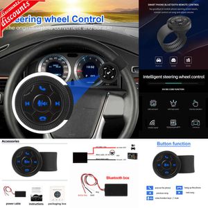 Nuevo Otras piezas de automóvil Botón multimedia Bluetooth Control remoto para automóvil Motocicleta Volante Reproductor de música Audio Radio Reproductor de MP3 Botones universales