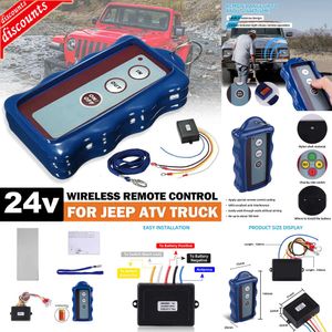 Treuils sans fil universels, 433MHz, 12V, 24V, Kit de récupération de télécommande pour Jeep SUV, camion, voiture, autres pièces automobiles, nouveauté