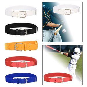 Nouveau Sports de plein air Pxg ceinture pour hommes femmes Baseball Softball réglable élastique en cuir PU couleur unie décontracté Champion ceinture