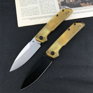 Nouveau PEI poignée D2 lame couteau pliant transport quotidien Camping survie tactique couteau militaire chasse pratique utilitaire couteau de poche