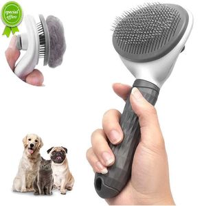 Peigne à aiguille en acier inoxydable pour animaux de compagnie, épilation flottante pour chiens et chats, nettoyage des poils, beauté, soins de la peau, brosse de nettoyage pour animaux de compagnie, nouveau