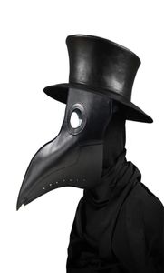 Nouveau peste docteur masques beak docteur masque long nez cosplay masque fantaisie gothique rétro rock cuir halloween beak mask1629860