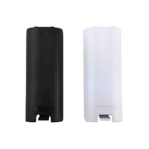 Nouveau couvercle de batterie en plastique couvercle de remplacement pour Wii télécommande porte arrière noir blanc DHL FEDEX EMS livraison gratuite