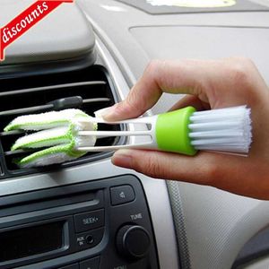 Nouvel outil de nettoyage de brosse de voiture en plastique Auto Air Conditioner Vent Stores Cleaner