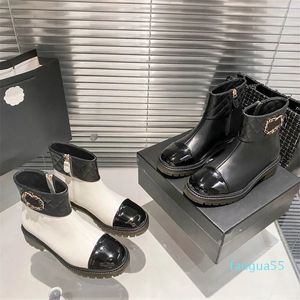 NUEVA plataforma Zapatos casuales lluvia Piso Mujer Bota vestido corto negro subir botines tacón cuero al aire libre zapatilla de deporte niña lujo Diseñador invierno nieve Martin