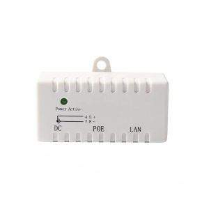 Nouveau séparateur POE Poe Injecteur RJ45 DC 5,5 mm x 2,1 mm Input POE POE Injecteur Splitter Adaptateur Connecteur pour la caméra du réseau IP pour PoE