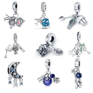 Nouvelle perles de charme en argent sterling populaires 925 adaptées aux bracelets pandora primitifs bricolage Boutique Boutique Jewelry Fashion Accessoires