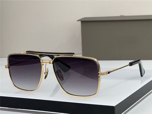 Nouvelles lunettes de soleil populaires Symeta Type 403 Hommes Design K Gold Retro Square Frame Fashion Avant-Garde Top Quality UV 400 LENS LES VERRES EXTÉRIEURS