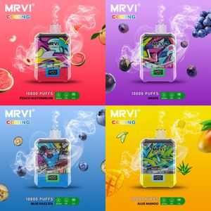 Original MRVI puff 10000 Puffs Bar puff 12000 Electronic Cigarettes free ship Disposable vapes in stocks mesh coil 650 Mah recharager battery