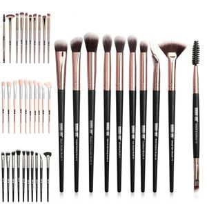New Pro Makeup Brushes Set 12 pcs/lot Eye Shadow Blending Eyebrow Eyelash Eyeliner Brushes pincel Maquiagem For Makeup