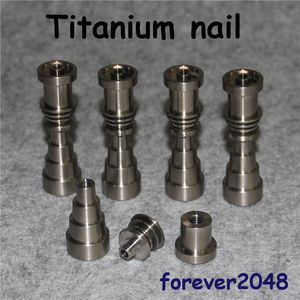 Nouveau produit Outils à main Domeless GR2 Titanium Nail 6 en 1 Ti dab ongles joint 18mm 14mm 10mm pour bangs en verre conduites d'eau fumer sans pipe
