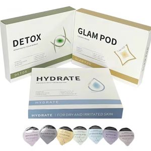 Nouveau produit Glam Revive Hydrate Détox illuminate retouch kit or kit CO2 Capsule d'oxygénation Pods pour le visage